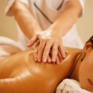 Hot stone and hot oil Thai massage treatment